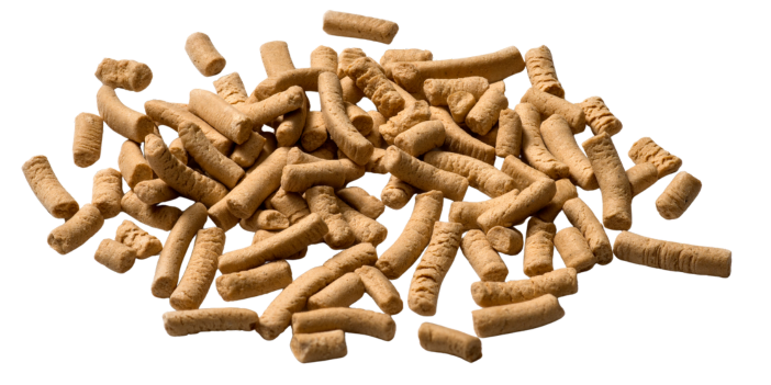 Zylindrische, extrudierte Granulate