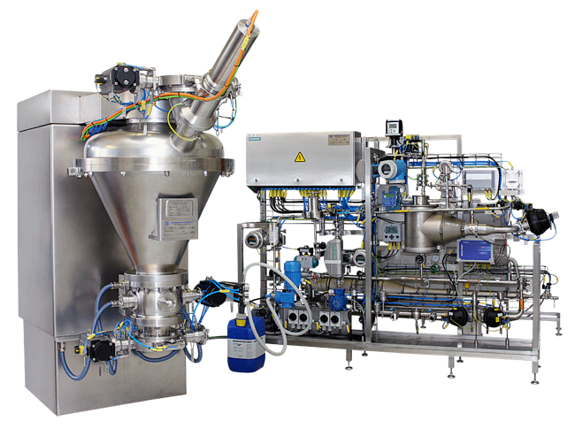 Cyclomix-Anlage mit CIP-System
