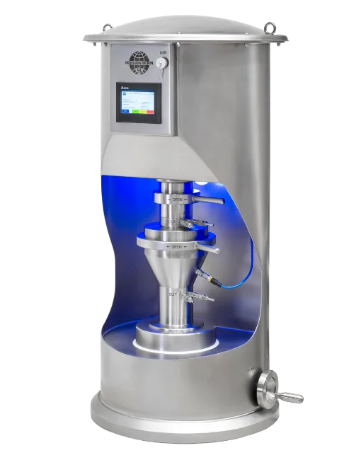 Mini Cyclomix Labor-Pulvermischer | Funktionsprinzip