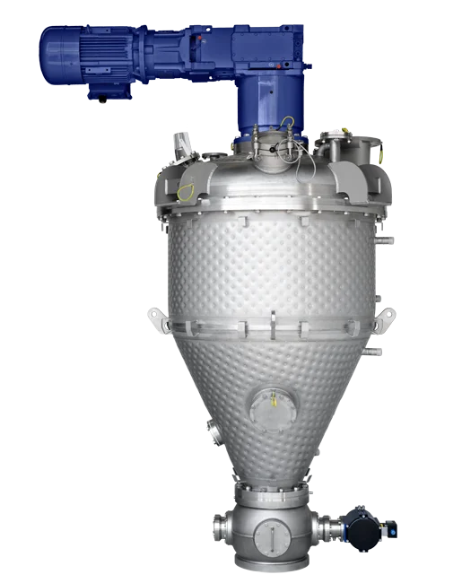Konuspaddeltrockner für Polymerrecycling und Lösungsmittelrückgewinnung