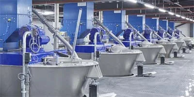 Nauta-Mischer für die Verarbeitung von PVC-Pulver bei PlastChem