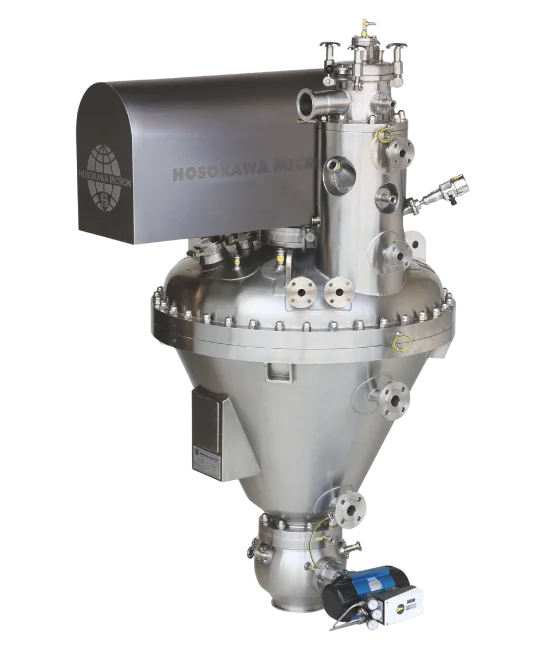 Das Abwasser-Harz-Gemisch wird gesammelt und anschließend getrocknet, um sein Volumen zu reduzieren. Dazu wird es einem speziell modifizierten Nauta® Vakuumtrockner zugeführt.