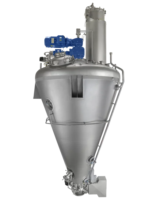 Der cGMP Nauta Vakuumtrockner ist eine bewährte Technologie für eine hervorragende Reinigung (CIP) und Sterilisation (SIP).
