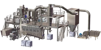 Kontinuierliches Pulver-Agglomeriersystem